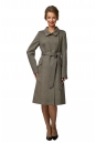Женское пальто из текстиля с воротником 8008746-3