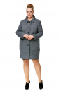 Женское пальто из текстиля с воротником 8010159-2