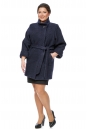 Женское пальто из текстиля с воротником 8011964