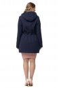 Женское пальто из текстиля с капюшоном 8012109-3