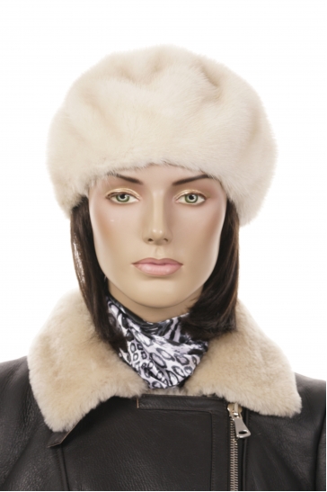 Шапка женская из норки