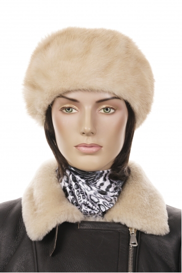Шапка женская из норки