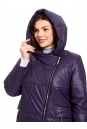 Куртка женская из текстиля с капюшоном 8016301-5
