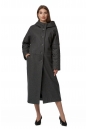 Женское пальто из текстиля с капюшоном 8017028