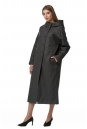 Женское пальто из текстиля с капюшоном 8017028-2