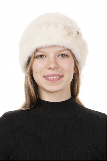 Шапка женская из норки