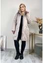 Женское пальто из текстиля с капюшоном 8024040-4