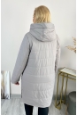 Женское пальто из текстиля с капюшоном 8024048-5
